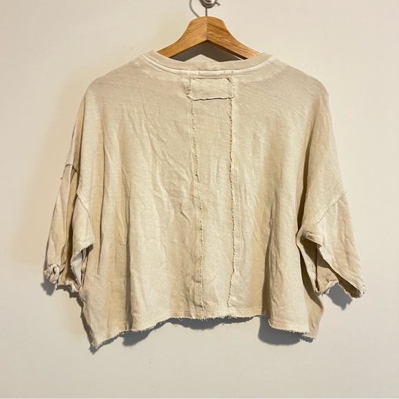 Free People Tricia Fix Vintage Patchwork Kk Tee Womens X-Small - Picture 5 of 7